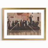 Modern Wall Art - The Flood by Cyprián Majerník - Rustic Nautical Decor