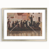 Modern Wall Art - The Flood by Cyprián Majerník - Rustic Nautical Decor