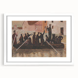 Modern Wall Art - The Flood by Cyprián Majerník - Rustic Nautical Decor