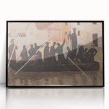 Modern Wall Art - The Flood by Cyprián Majerník - Rustic Nautical Decor