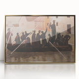 Modern Wall Art - The Flood by Cyprián Majerník - Rustic Nautical Decor