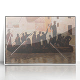 Modern Wall Art - The Flood by Cyprián Majerník - Rustic Nautical Decor