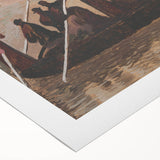 Modern Wall Art - The Flood by Cyprián Majerník - Rustic Nautical Decor