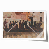 Modern Wall Art - The Flood by Cyprián Majerník - Rustic Nautical Decor