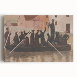 Modern Wall Art - The Flood by Cyprián Majerník - Rustic Nautical Decor