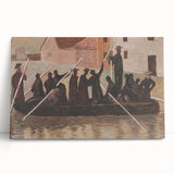 Modern Wall Art - The Flood by Cyprián Majerník - Rustic Nautical Decor