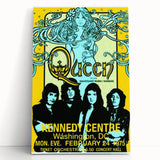 Queen 1975 Kennedy Centre Concert Poster – Washington D.C.