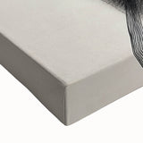 Modern Abstract Wall Art – Dynamic Charcoal Linework on Beige