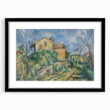 Cézanne Maison Maria with Château Noir - Impressionist Wall Art