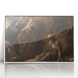 Romanticism Art: The Cave of Despair - Dramatic Historical Canvas Print