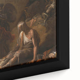 Romanticism Art: The Cave of Despair - Dramatic Historical Canvas Print
