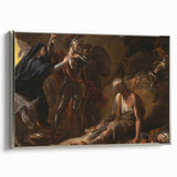 Romanticism Art: The Cave of Despair - Dramatic Historical Canvas Print