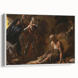 Romanticism Art: The Cave of Despair - Dramatic Historical Canvas Print