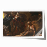 Romanticism Art: The Cave of Despair - Dramatic Historical Canvas Print