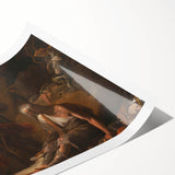 Romanticism Art: The Cave of Despair - Dramatic Historical Canvas Print