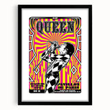 Queen Retro Poster Art - Bold Graphic Concert Print - Vintage Style