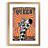 Queen Retro Poster Art - Bold Graphic Concert Print - Vintage Style