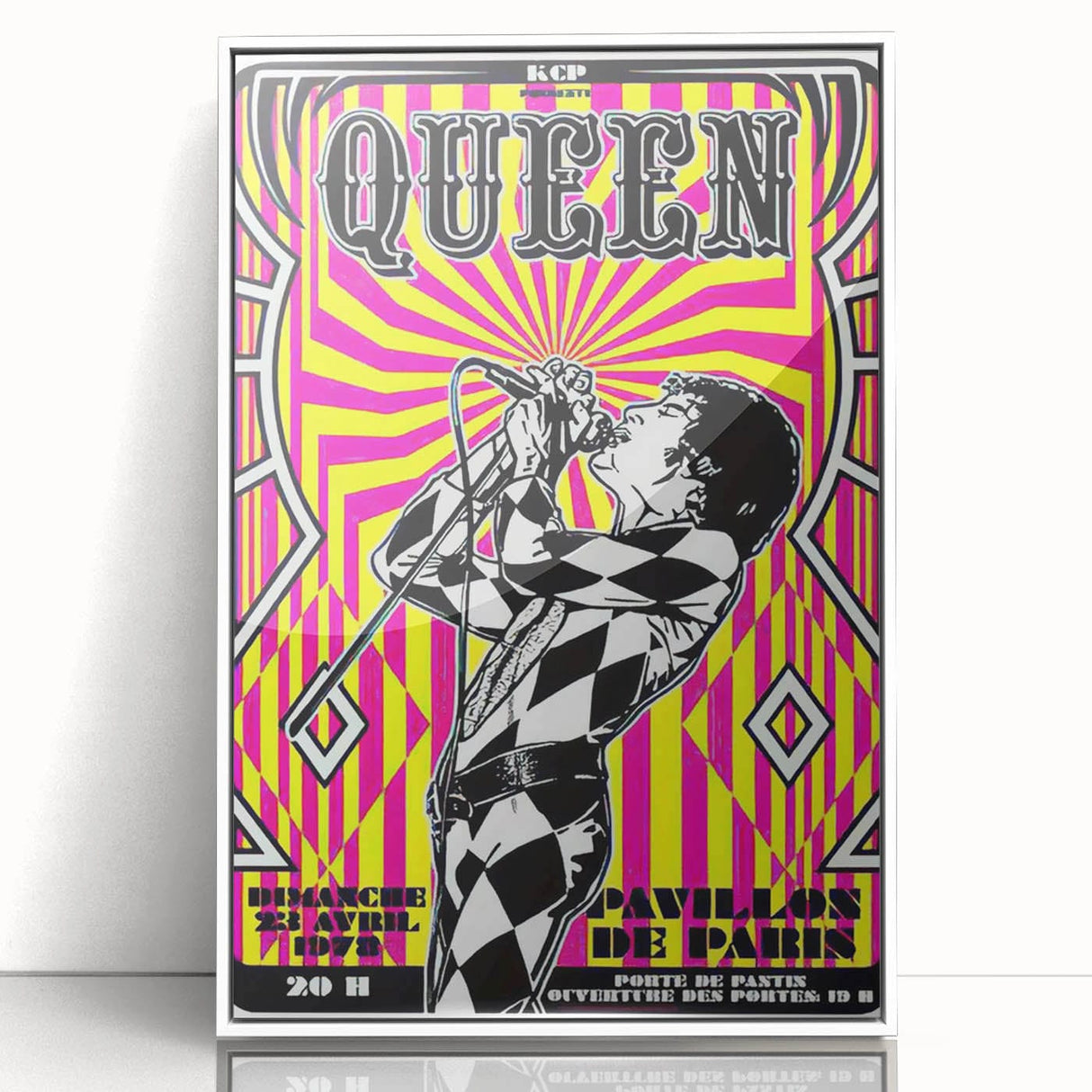 Queen Retro Poster Art - Bold Graphic Concert Print - Vintage Style