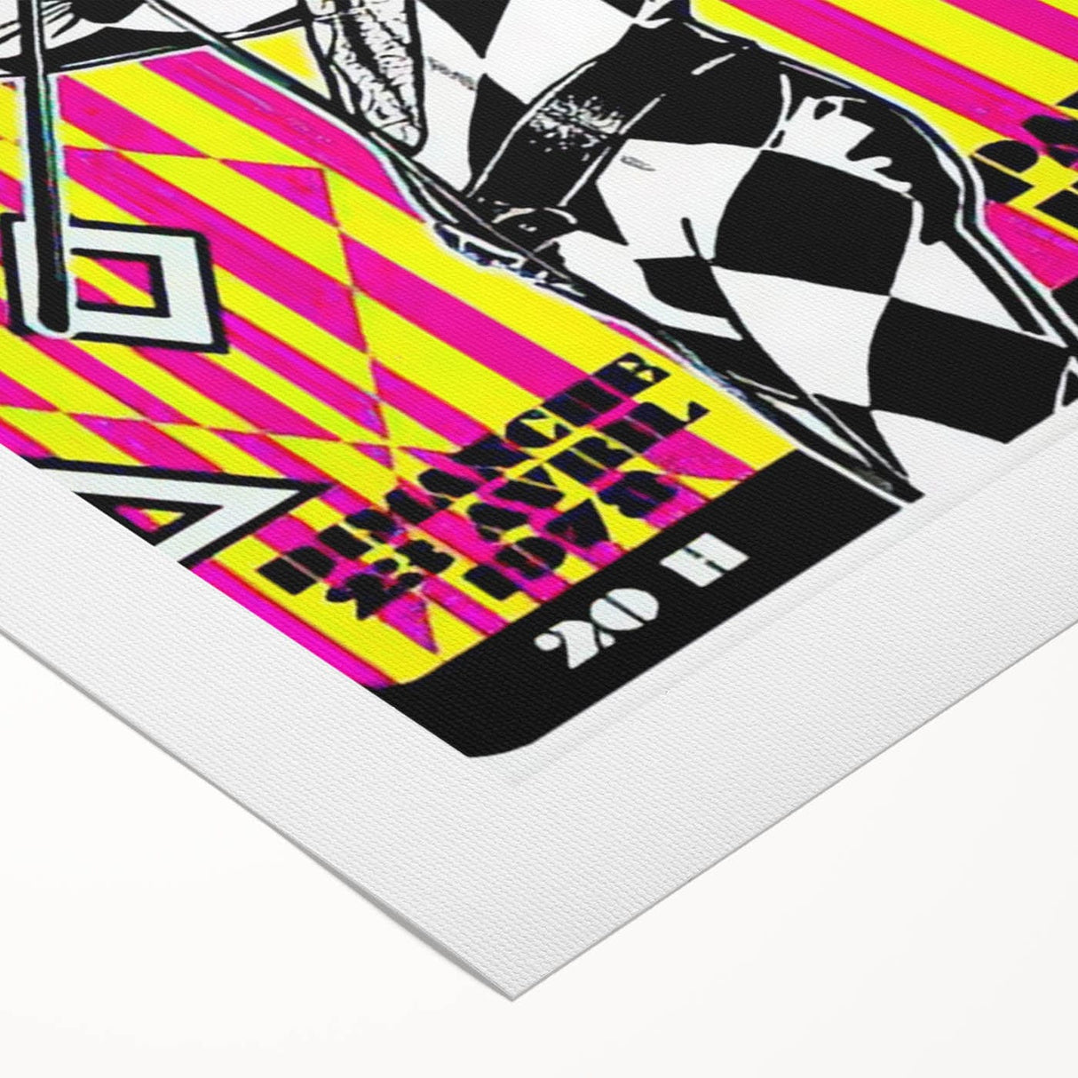 Queen Retro Poster Art - Bold Graphic Concert Print - Vintage Style