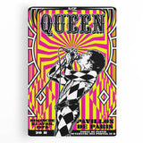 Queen Retro Poster Art - Bold Graphic Concert Print - Vintage Style
