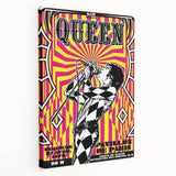 Queen Retro Poster Art - Bold Graphic Concert Print - Vintage Style