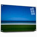 Minimal Horizon Blur – Dynamic Abstract Motion Wall Art Photography