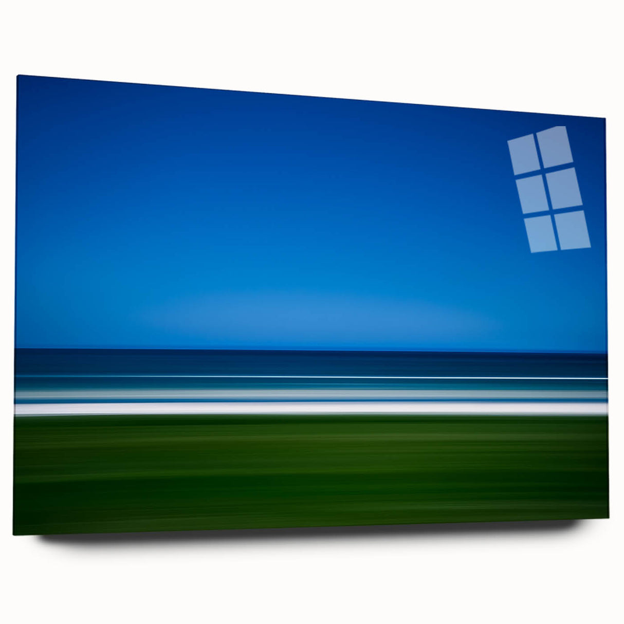 Minimal Horizon Blur – Dynamic Abstract Motion Wall Art Photography