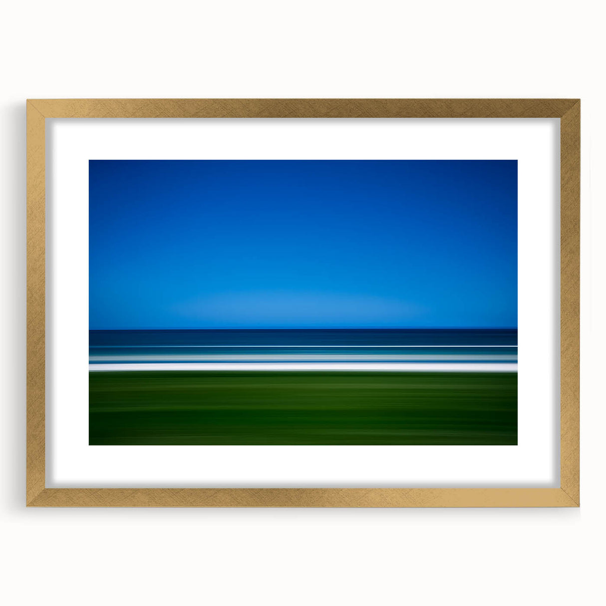 Minimal Horizon Blur – Dynamic Abstract Motion Wall Art Photography