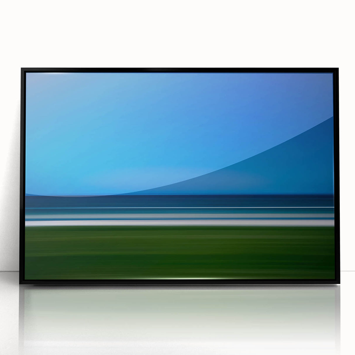 Minimal Horizon Blur – Dynamic Abstract Motion Wall Art Photography