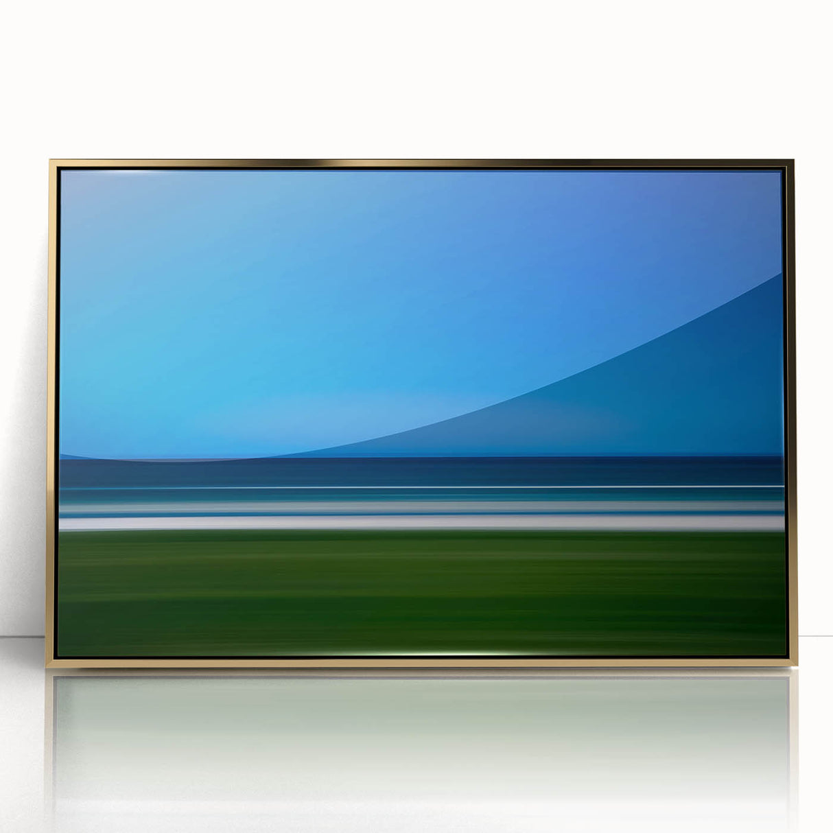 Minimal Horizon Blur – Dynamic Abstract Motion Wall Art Photography