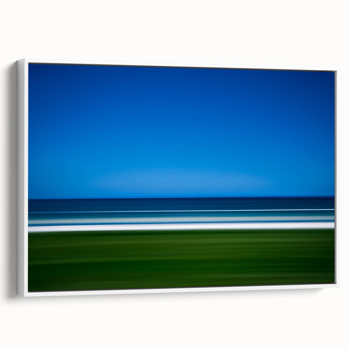 Minimal Horizon Blur – Dynamic Abstract Motion Wall Art Photography