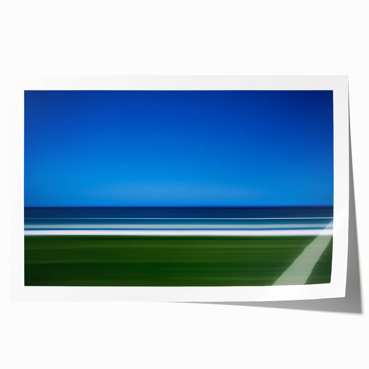 Minimal Horizon Blur – Dynamic Abstract Motion Wall Art Photography