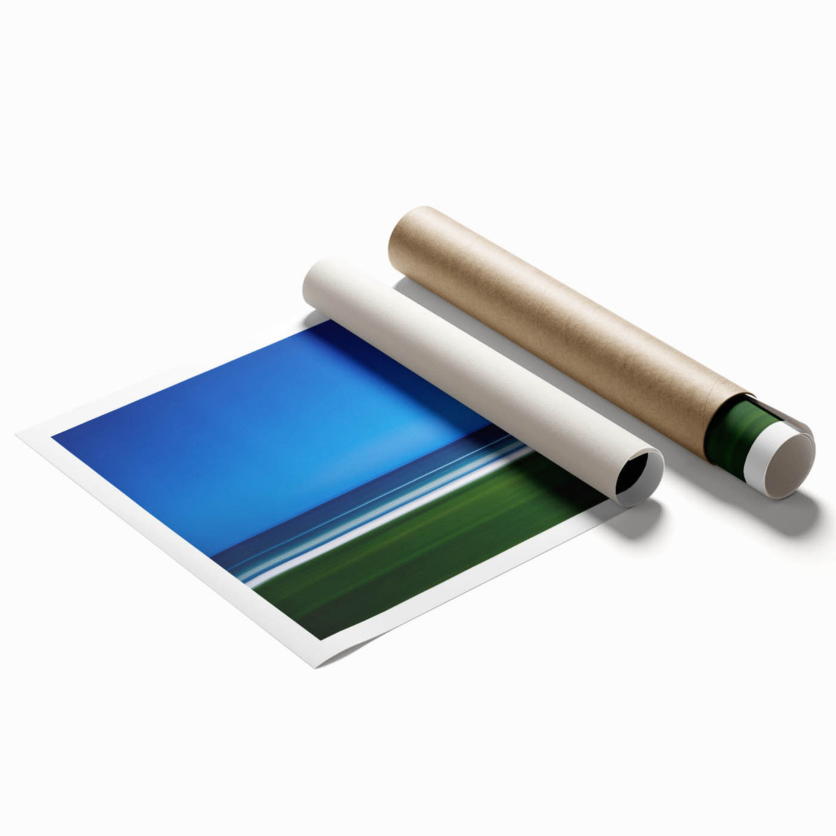 Minimal Horizon Blur – Dynamic Abstract Motion Wall Art Photography