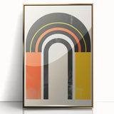 Modern Dining Room Art - Bold Geometric Arch Canvas Print