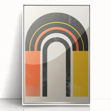 Modern Dining Room Art - Bold Geometric Arch Canvas Print