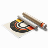 Modern Dining Room Art - Bold Geometric Arch Canvas Print