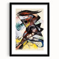 Expressionist Caliban Art – Bold Abstract Tempest Canvas Wall Art