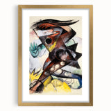 Expressionist Caliban Art – Bold Abstract Tempest Canvas Wall Art
