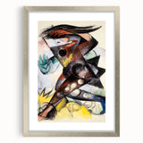 Expressionist Caliban Art – Bold Abstract Tempest Canvas Wall Art