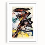 Expressionist Caliban Art – Bold Abstract Tempest Canvas Wall Art