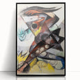 Expressionist Caliban Art – Bold Abstract Tempest Canvas Wall Art