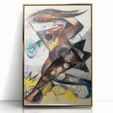 Expressionist Caliban Art – Bold Abstract Tempest Canvas Wall Art