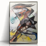 Expressionist Caliban Art – Bold Abstract Tempest Canvas Wall Art