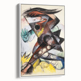 Expressionist Caliban Art – Bold Abstract Tempest Canvas Wall Art