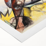 Expressionist Caliban Art – Bold Abstract Tempest Canvas Wall Art