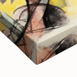 Expressionist Caliban Art – Bold Abstract Tempest Canvas Wall Art