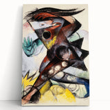 Expressionist Caliban Art – Bold Abstract Tempest Canvas Wall Art