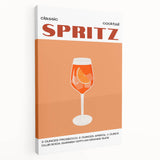 Large stretched canvas featuring a colorful depiction of various fruits and vegetables, ideal for kitchen wall art.