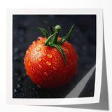 Extra large rolled print featuring a variety of fruits in vibrant colors, ideal for art wall dining room.