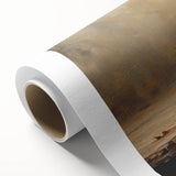 Autumn Candles and Pumpkins Halloween Wall Art - Cozy Oil Painting